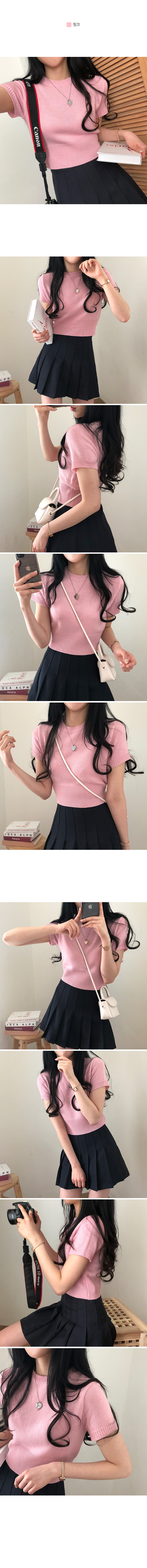 新品新作　N°21 カットソー　半袖　ニット　クロップド　赤　ゴールド　チェーン クロップド丈半袖ニット | レディースファッション通販 - DHOLIC