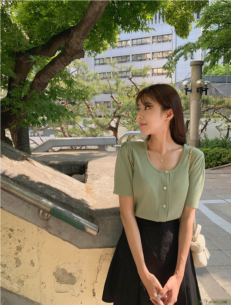 日本未入荷◇コットンギャバジン プリーツミニスカート 日本未入荷◇コットンギャバジン プリーツミニスカート ボトムス