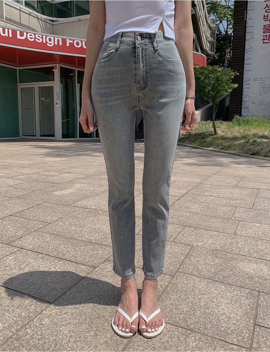 3TYPEスリムストレートデニムパンツ | レディースファッション通販 