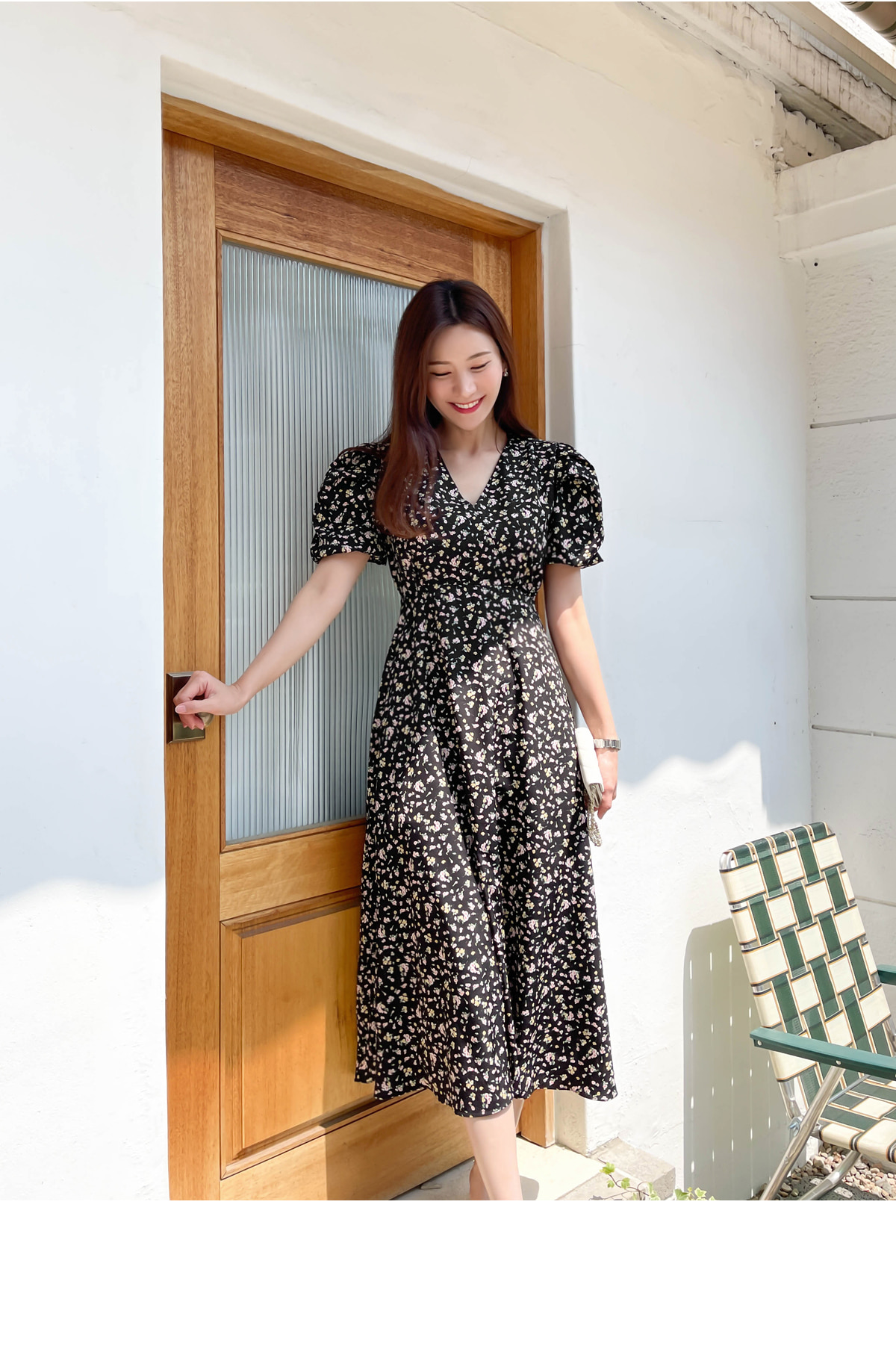 【8/26値下げ‼︎エステラケー】カシュクールフラワーワンピース 8/26値下げ‼︎エステラケー】カシュクールフラワーワンピース