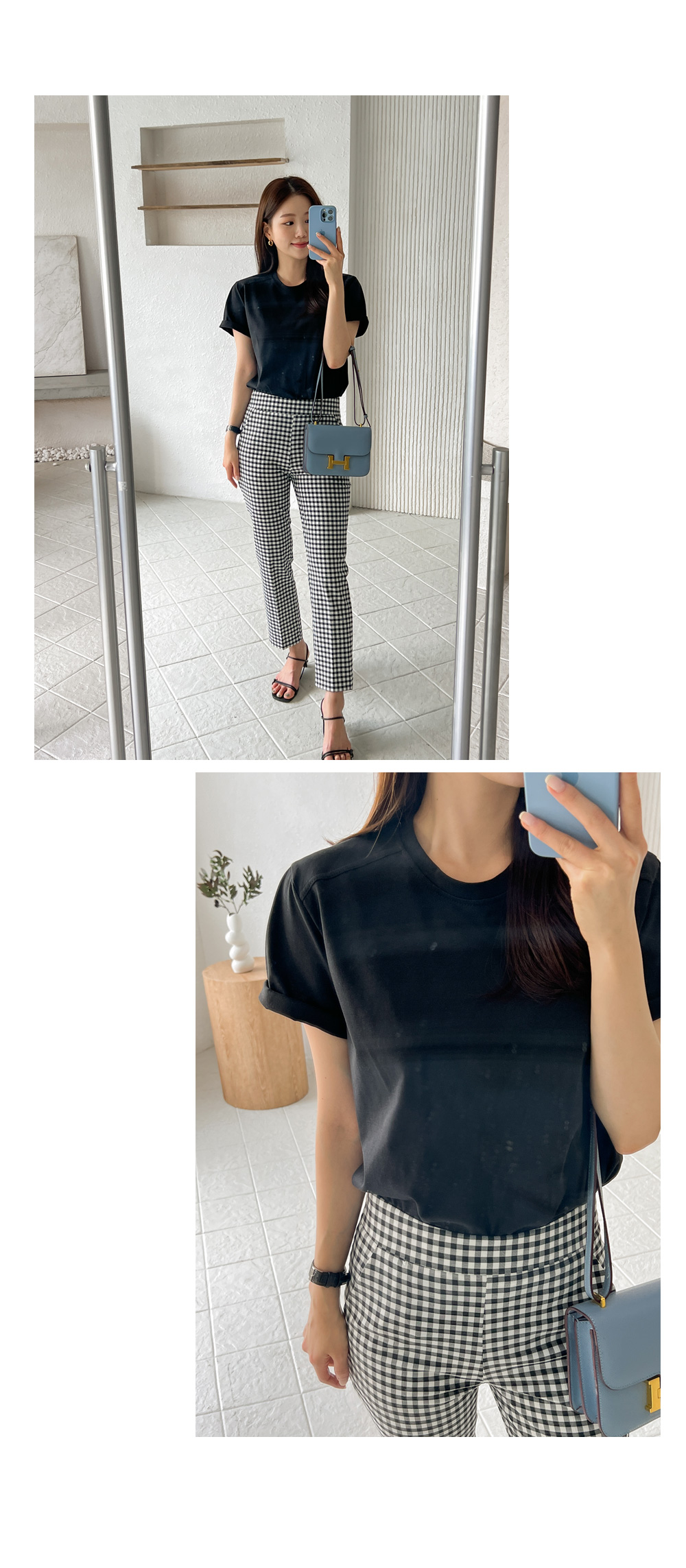 美品 定価61600円 DRAWER ウールシルクギンガムチェックパンツ 38 ギンガムチェック パンツ(パンツ)｜TO BE CHIC(トゥー ビー