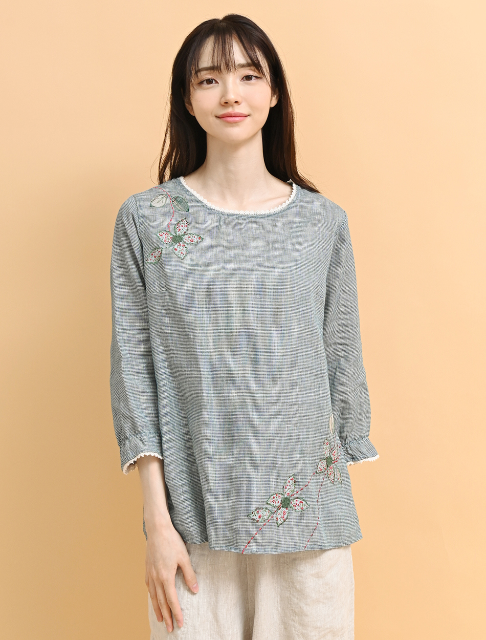 dholic - dholic 刺繍ブラウス 1396290_20892941_k3.jpg