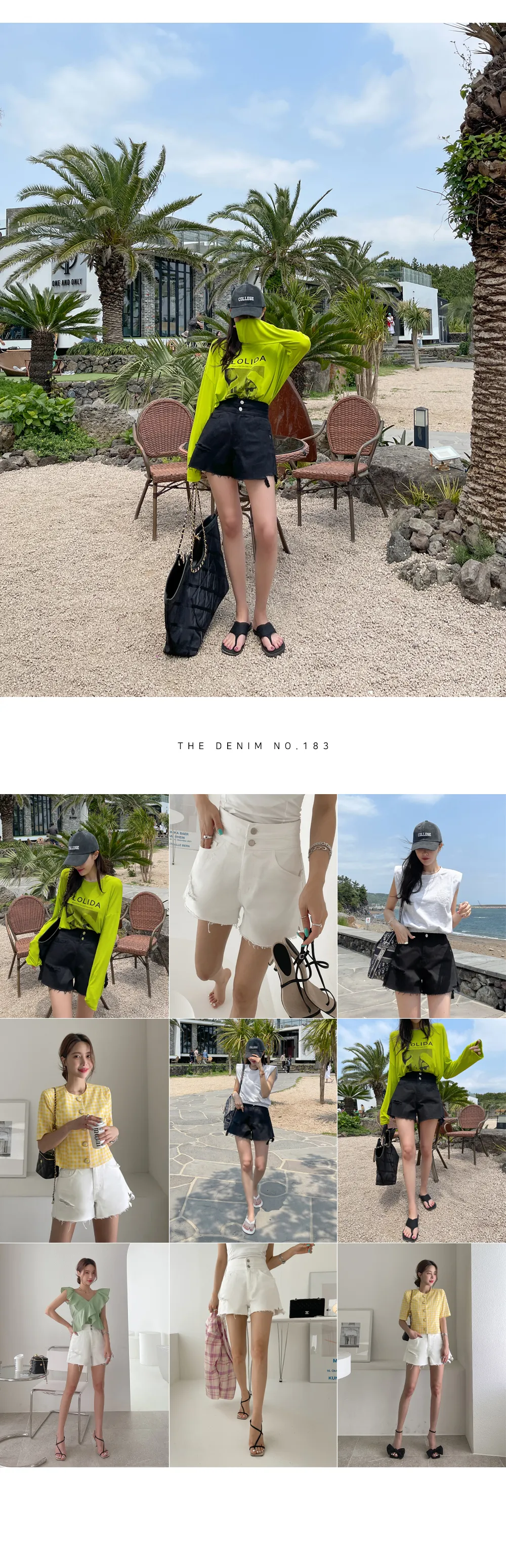 lolida ハイウエスト2ボタンダメージショートパンツ | レディースファッション通販 - DHOLIC