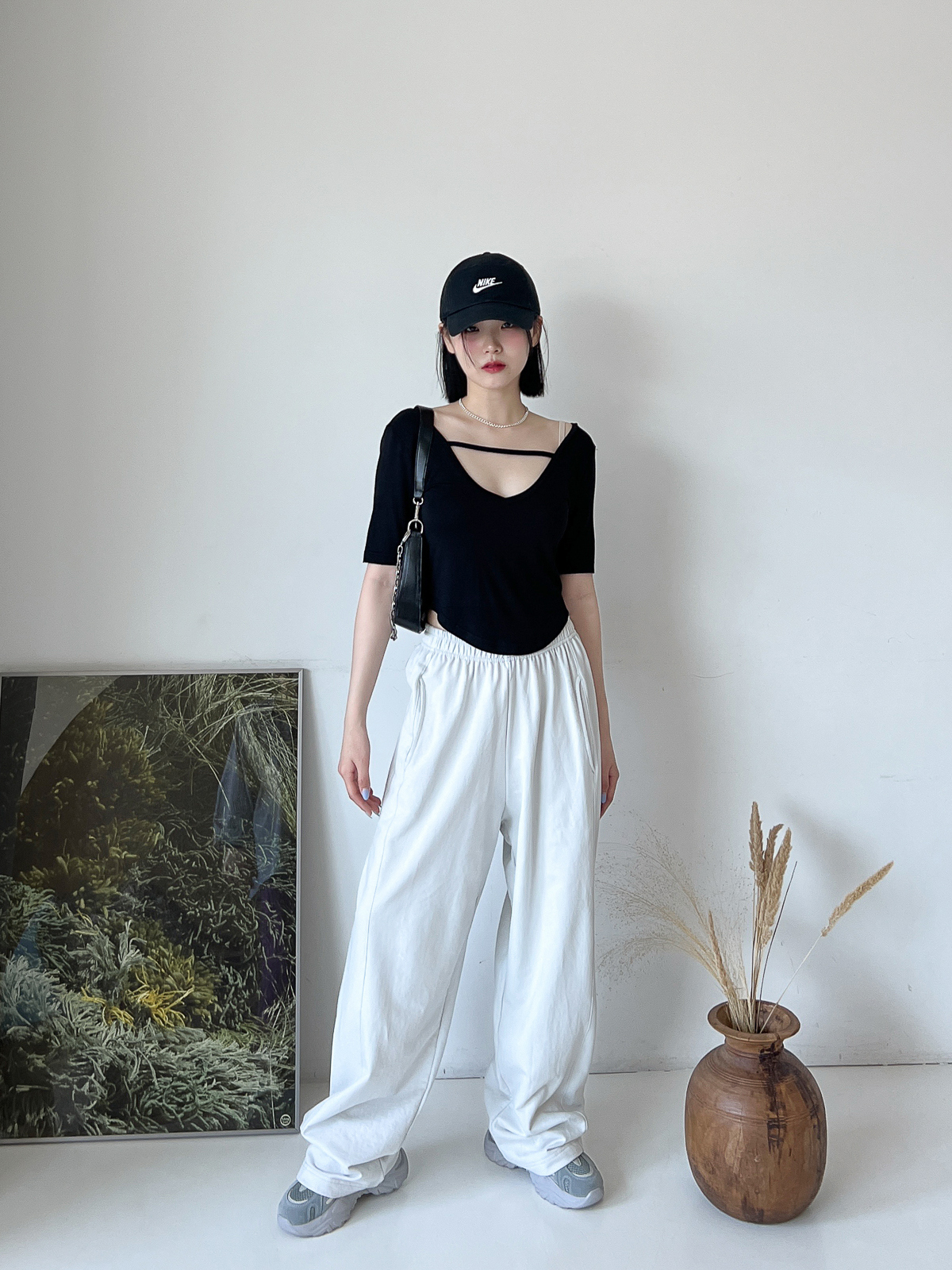 バイオウォッシュスウェットパンツ | レディースファッション