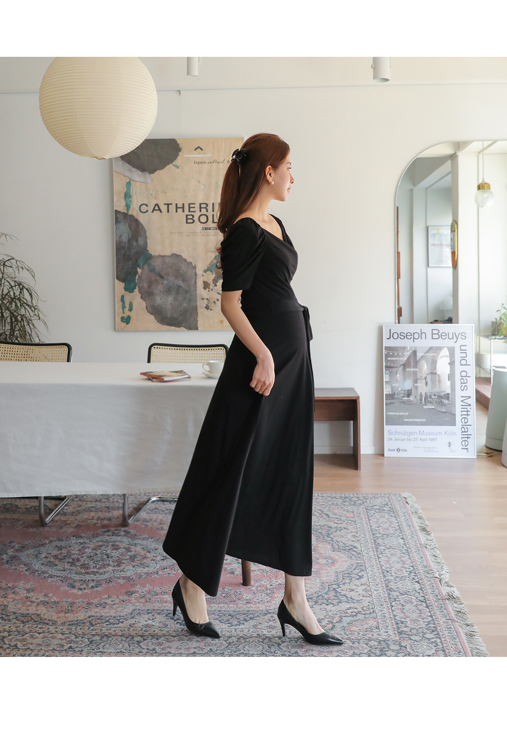 美品★DFV★シルク100% 総柄 カシュクール リボンワンピース サイズ2 美品✨ DFV カシュクールワンピース シルク100 総柄 リボン 2