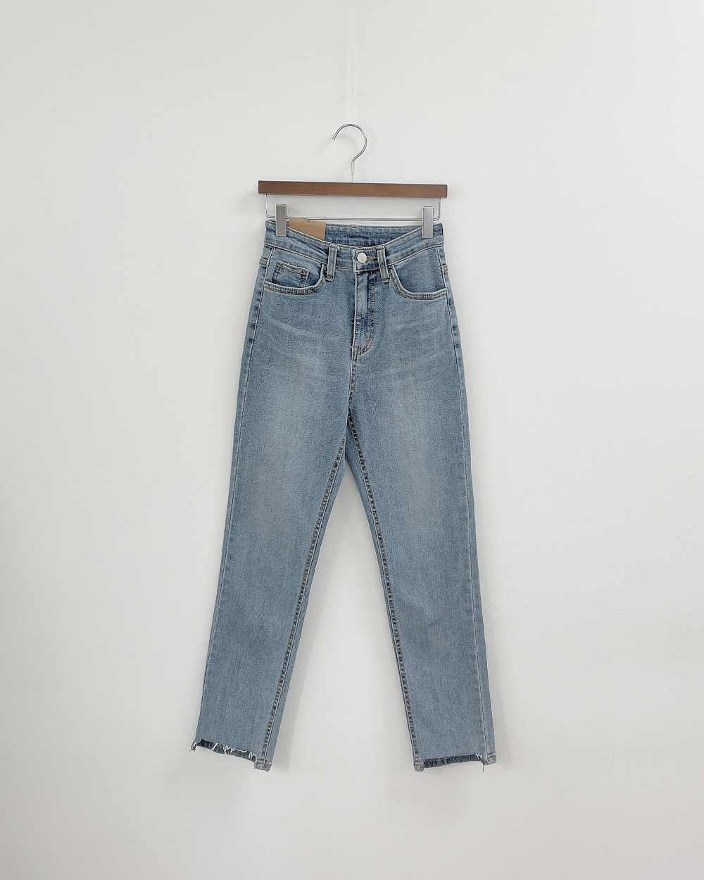 バックカットダメージスキニーデニムパンツ | レディース