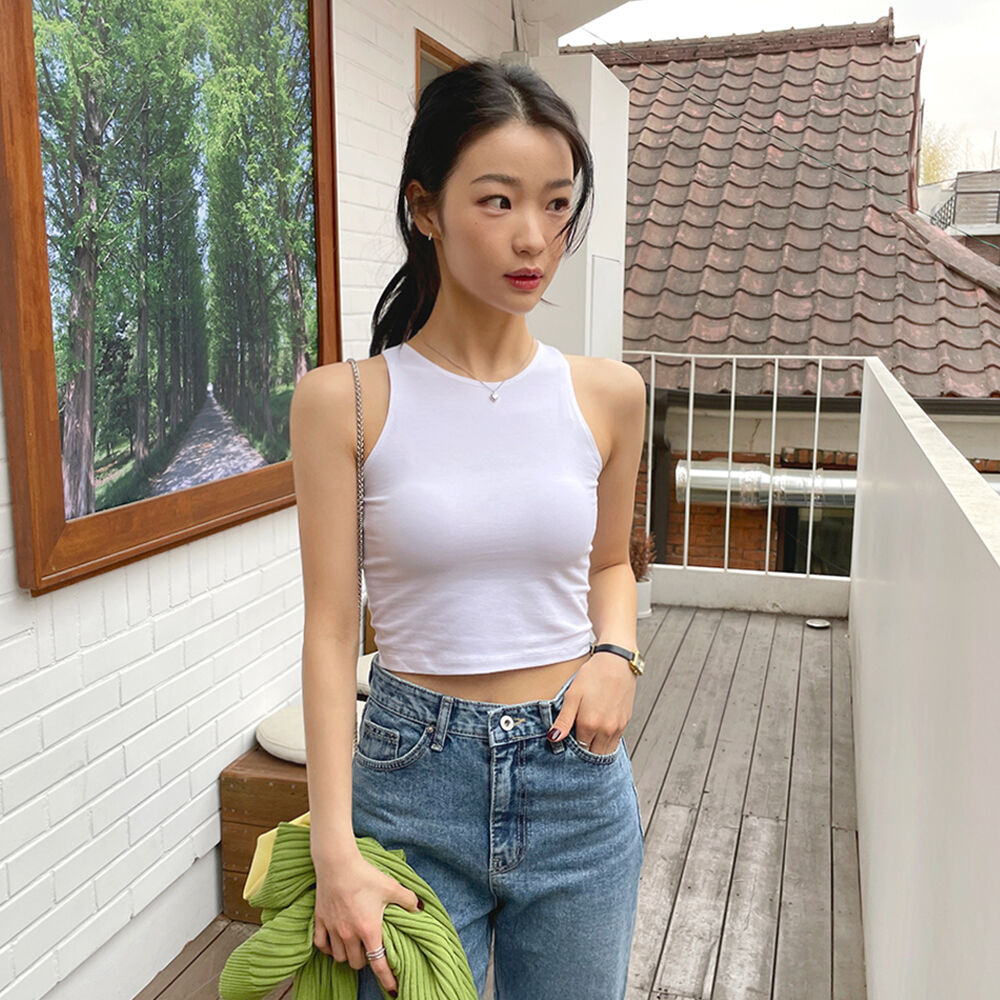 クロップドタンクトップ | レディースファッション通販 - DHOLIC