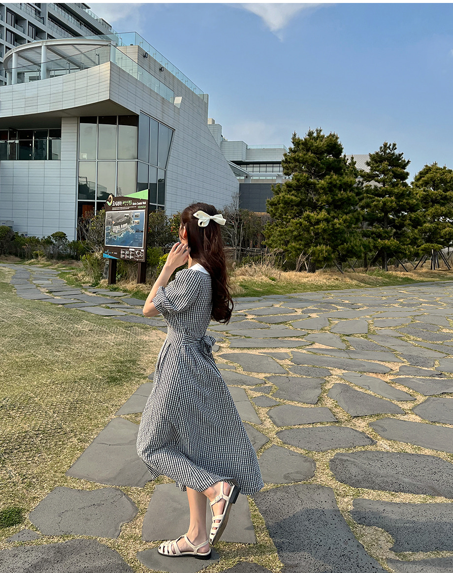 コムデギャルソン　ギンガムチェックワンピース　25072502 コムデギャルソン ギンガムチェックワンピース 25072502