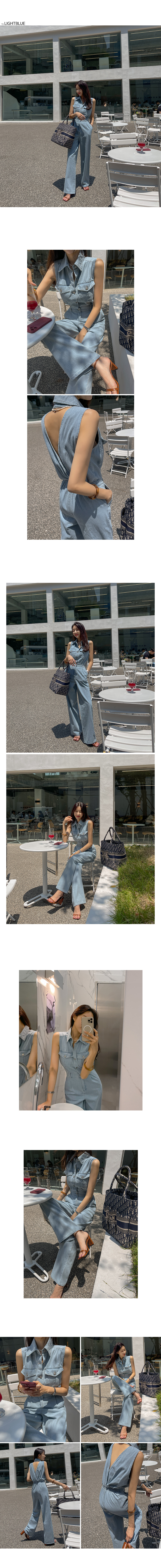 24SS♡デシグアル ストレッチフレアデニムオールインワン ノースリーブ 完売品 Desigual｜デシグアルのオールインワン・サロペット通販 - ZOZOTOWN
