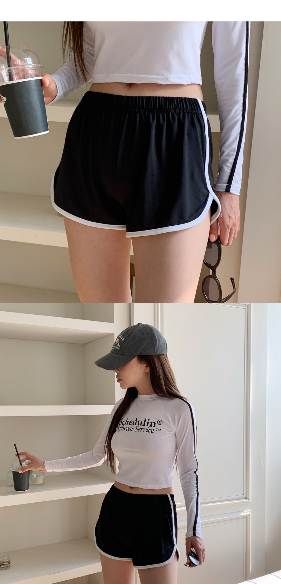パイピングショートパンツ | レディースファッション通販 - DHOLIC