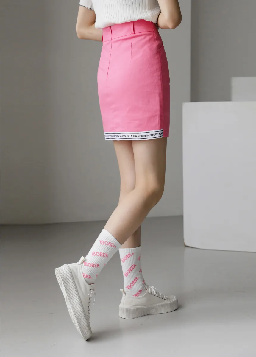 タイトスカート　パンティライン レタリングラインタイトスカートパンツ | レディースファッション通販 - DHOLIC