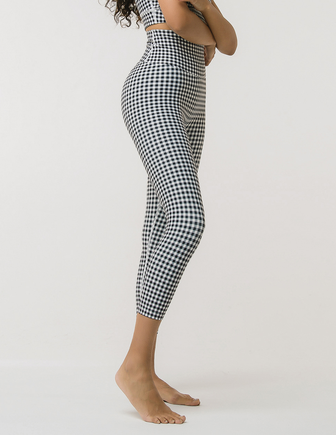 ギンガムチェックレギンス(BLACK GINGHAM) | レディース