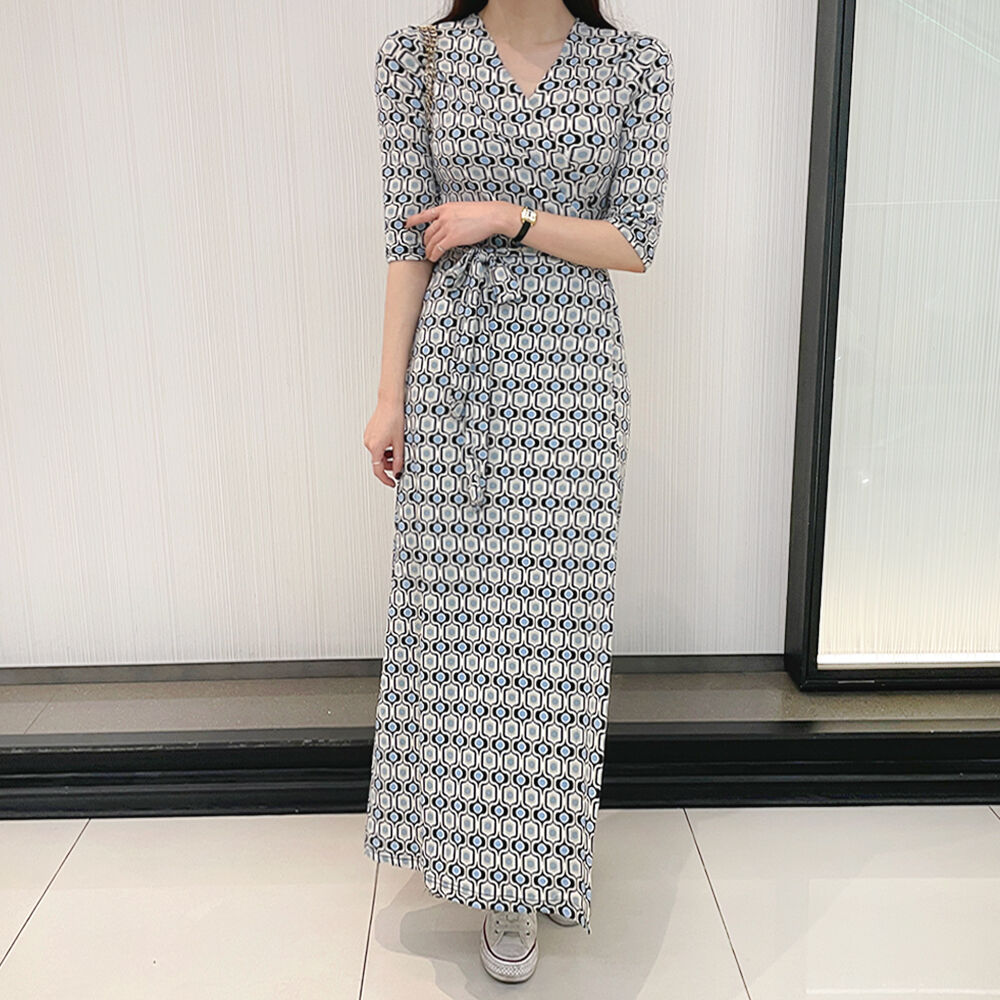 ★Hobbs London Lucille ジオメトリックシャツ 上質ワンピ★ ジオストライプシャツワンピース