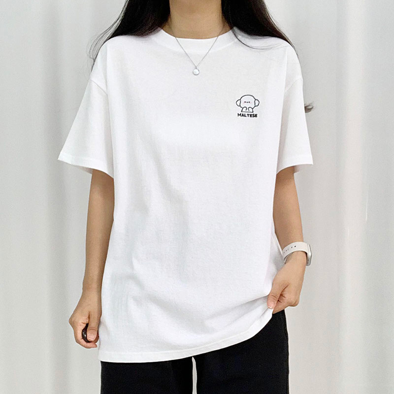 tシャツ チェックリボン肩掛け風ルーズTシャツ レディース 1410809_info_20220624_110754_6