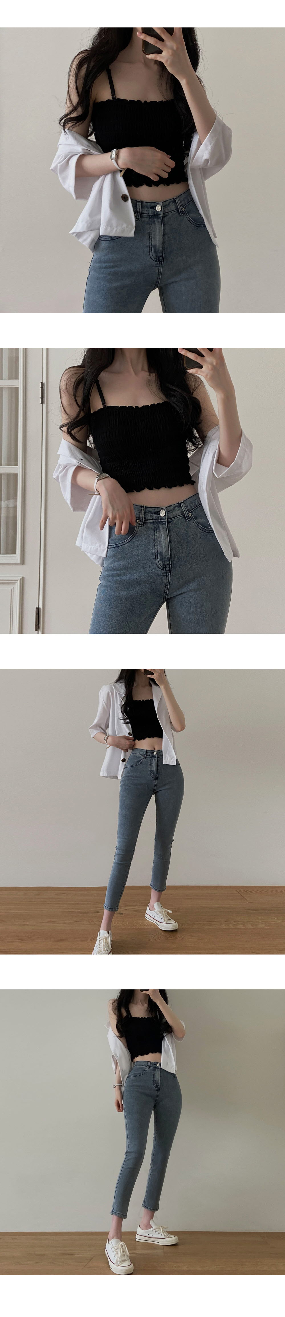 カップ付シャーリングフリルキャミソール | レディースファッション