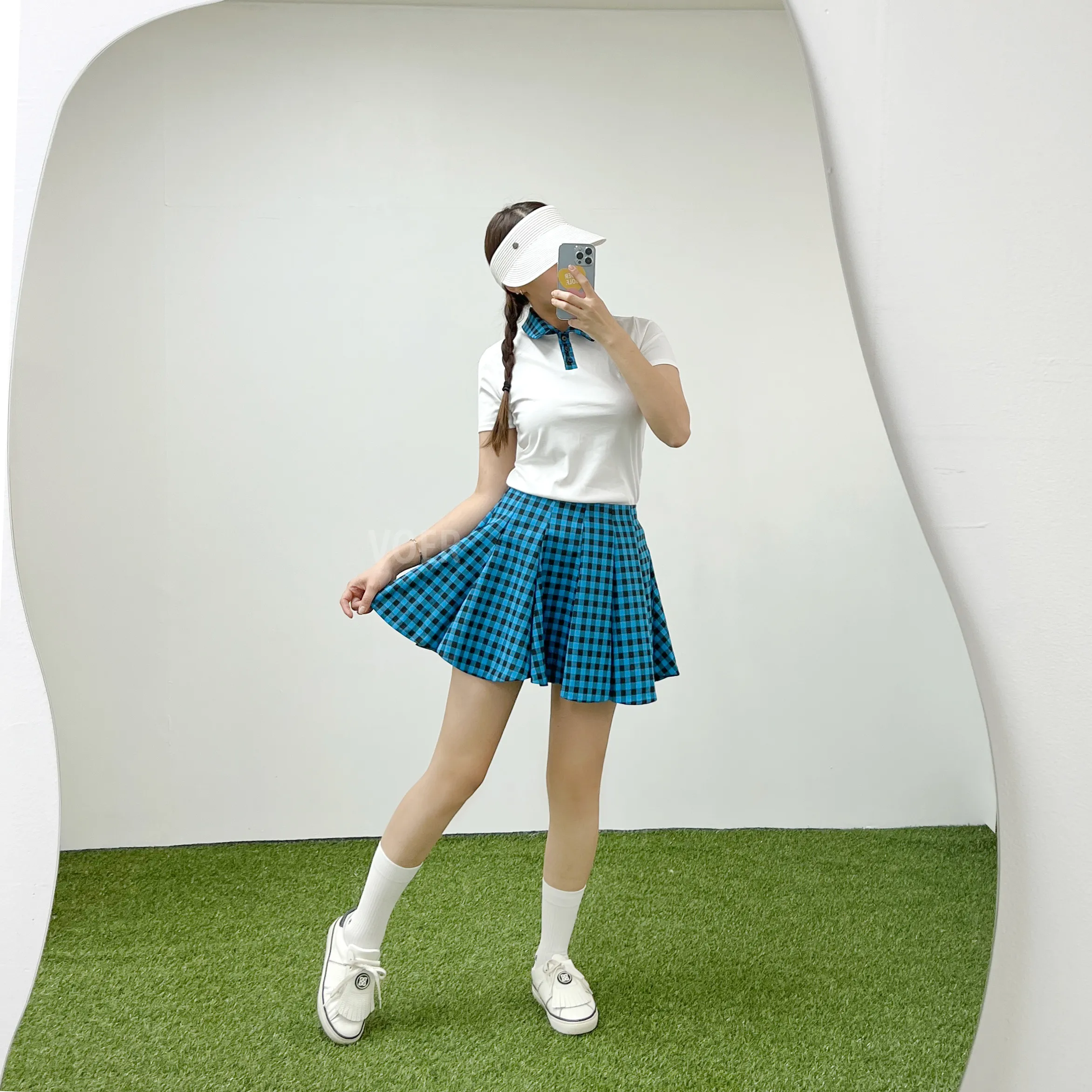 HERILL ヘリルXXジャガードチェックパンツ セール】【PEARLY GATES】TEXBRIDヘリンボンジャガードチェック