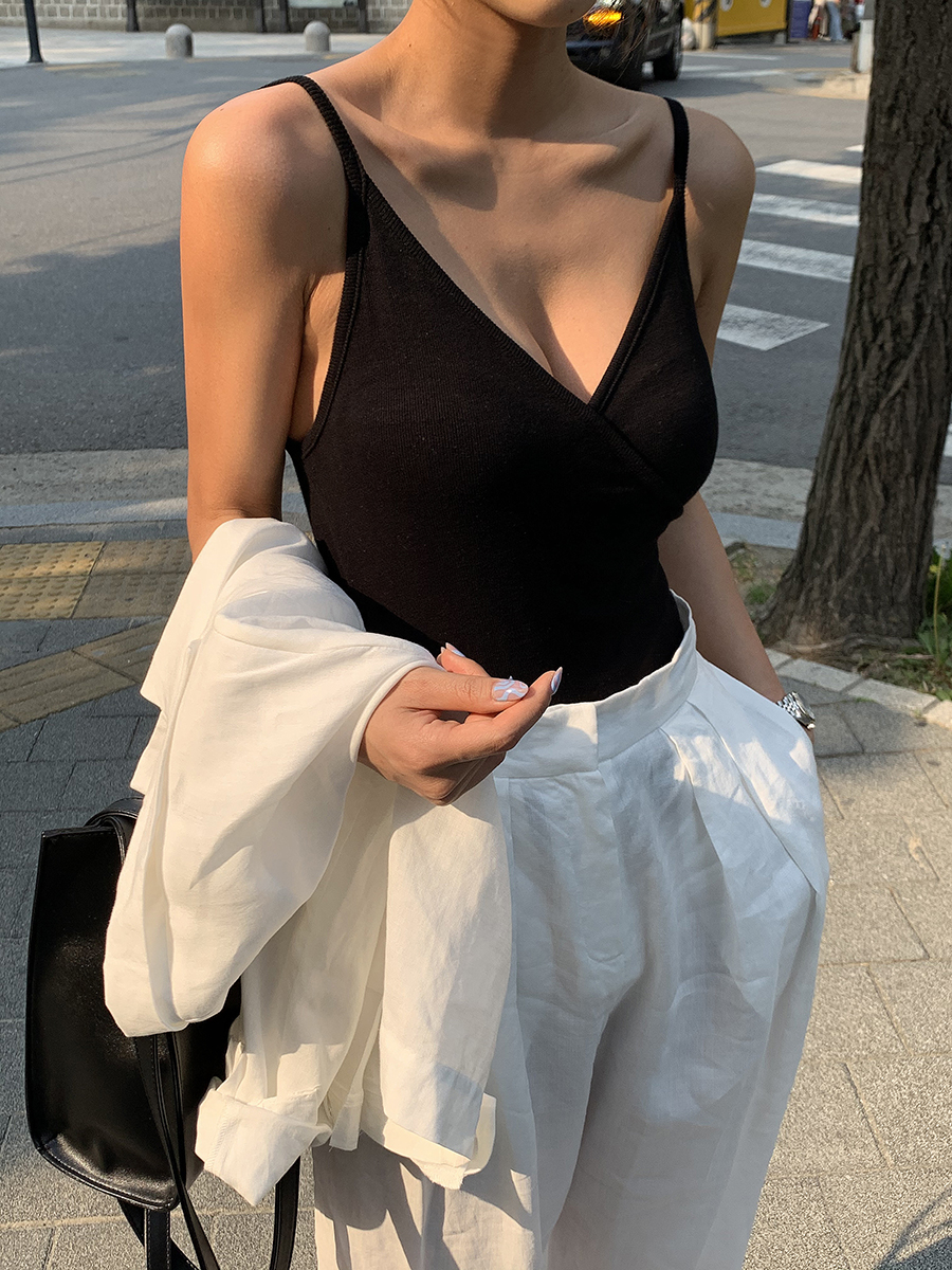 シルク カシュクールキャミ シルク カップ付き カシュクール キャミソール ロング丈 イーズ