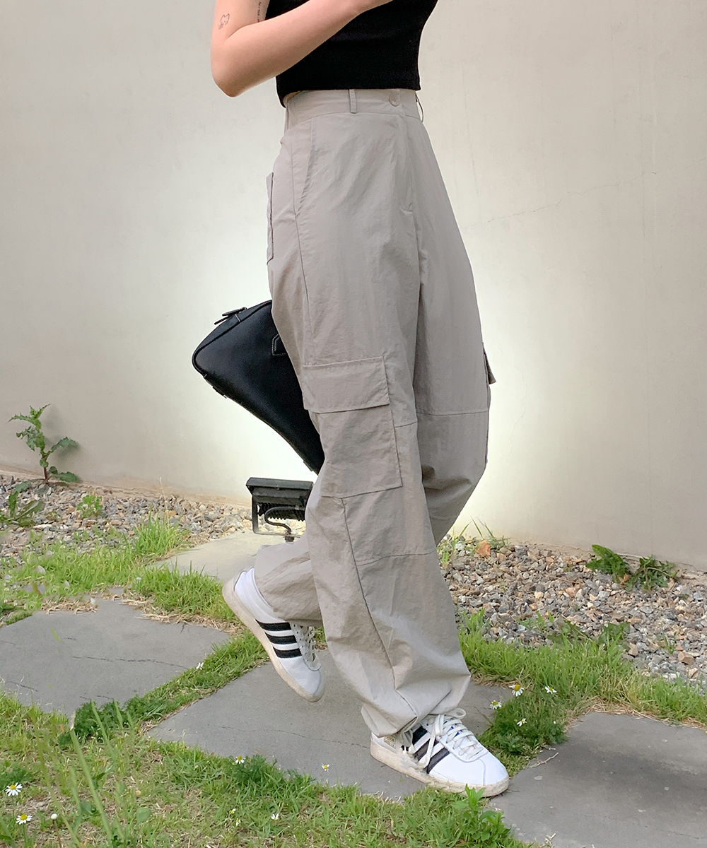 【美品】アディダス　ナイロンパンツ　ウエストゴム　レディースL 1416698_info_20220701_112349_1