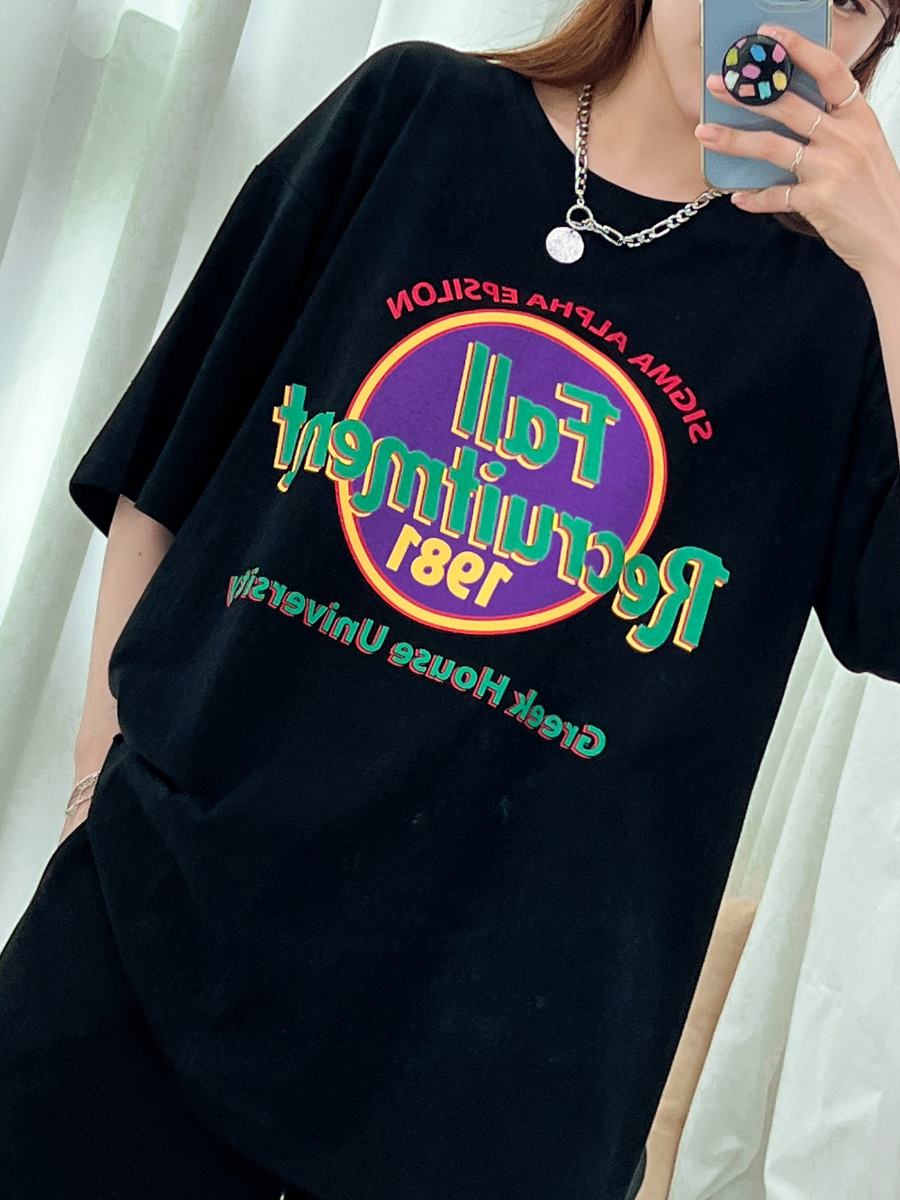 ワンフォークロージング 1111clothing ◇スプレーロゴ Tシャツ