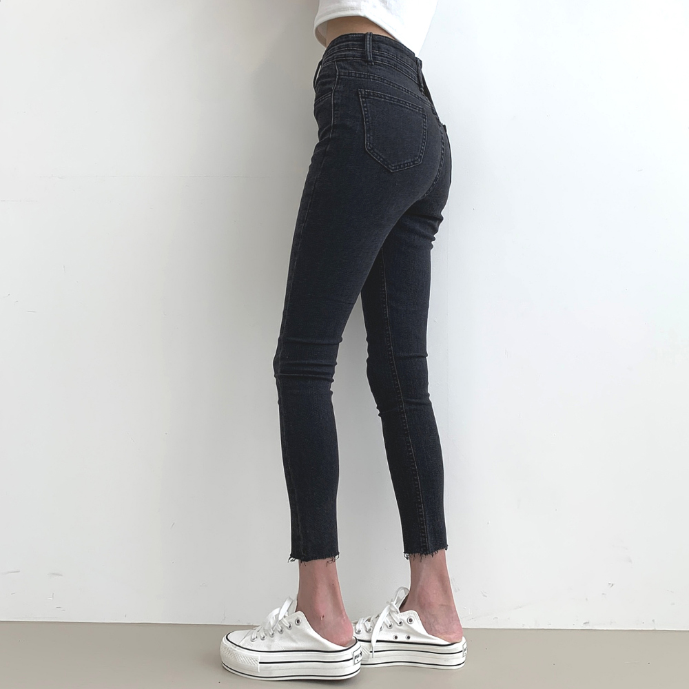ハイウエストスキニーデニムパンツ | レディースファッション