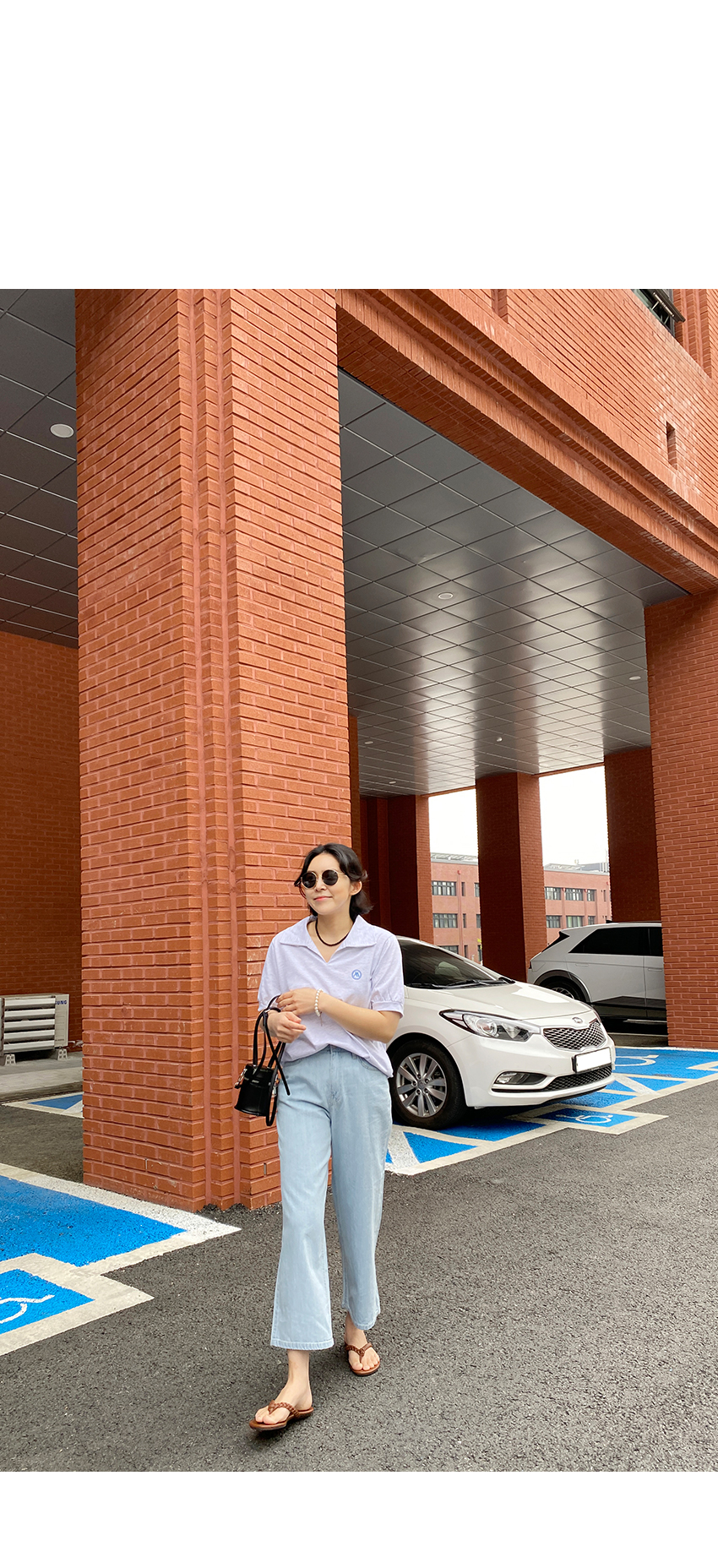 ワイドアイスブルーデニムパンツ | レディースファッション通販 - DHOLIC