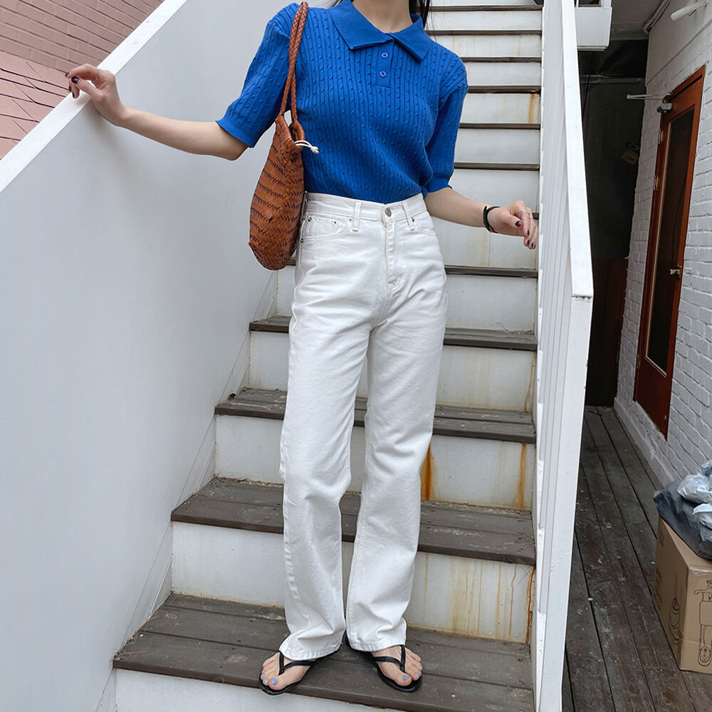 ホワイトデニム Bshop（ビショップ）の「【TANAKA】〈別注〉ホワイトデニム