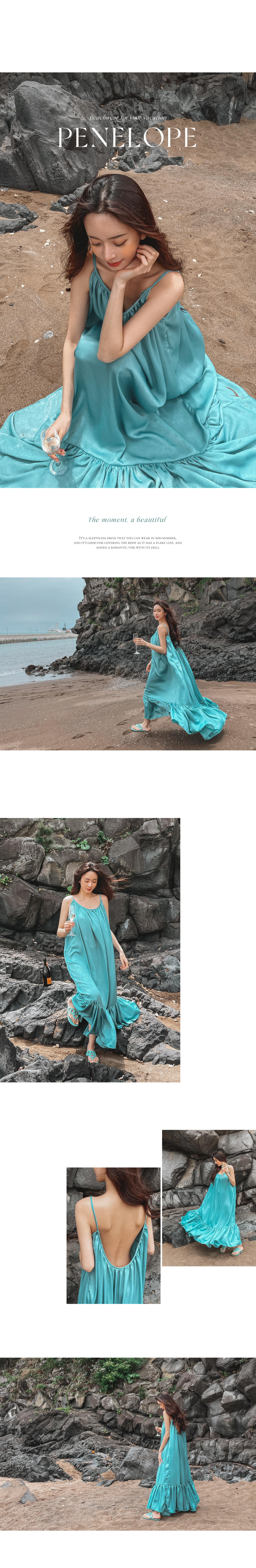 シクラス　コットンシルク　バイカラー　シャーリング　スカイブルー　ワンピース シクラス コットンシルク バイカラー シャーリング スカイブルー