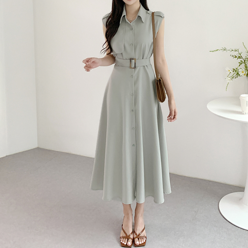 532 美品✨ギャルリーヴィー ベルテッドコートワンピース 定価5.1万 シルク ベルト付ラウンドニットワンピース | レディースファッション