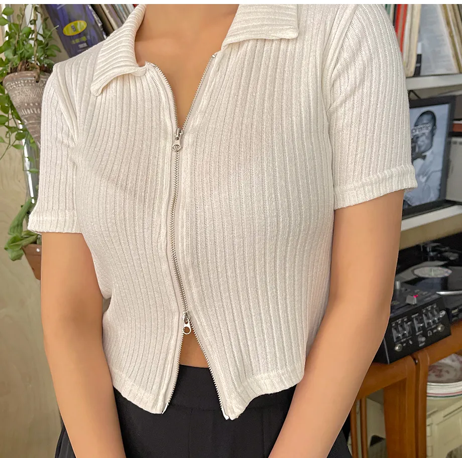 리리앤코 퍼운드 골지 카라넥 투웨이 집업