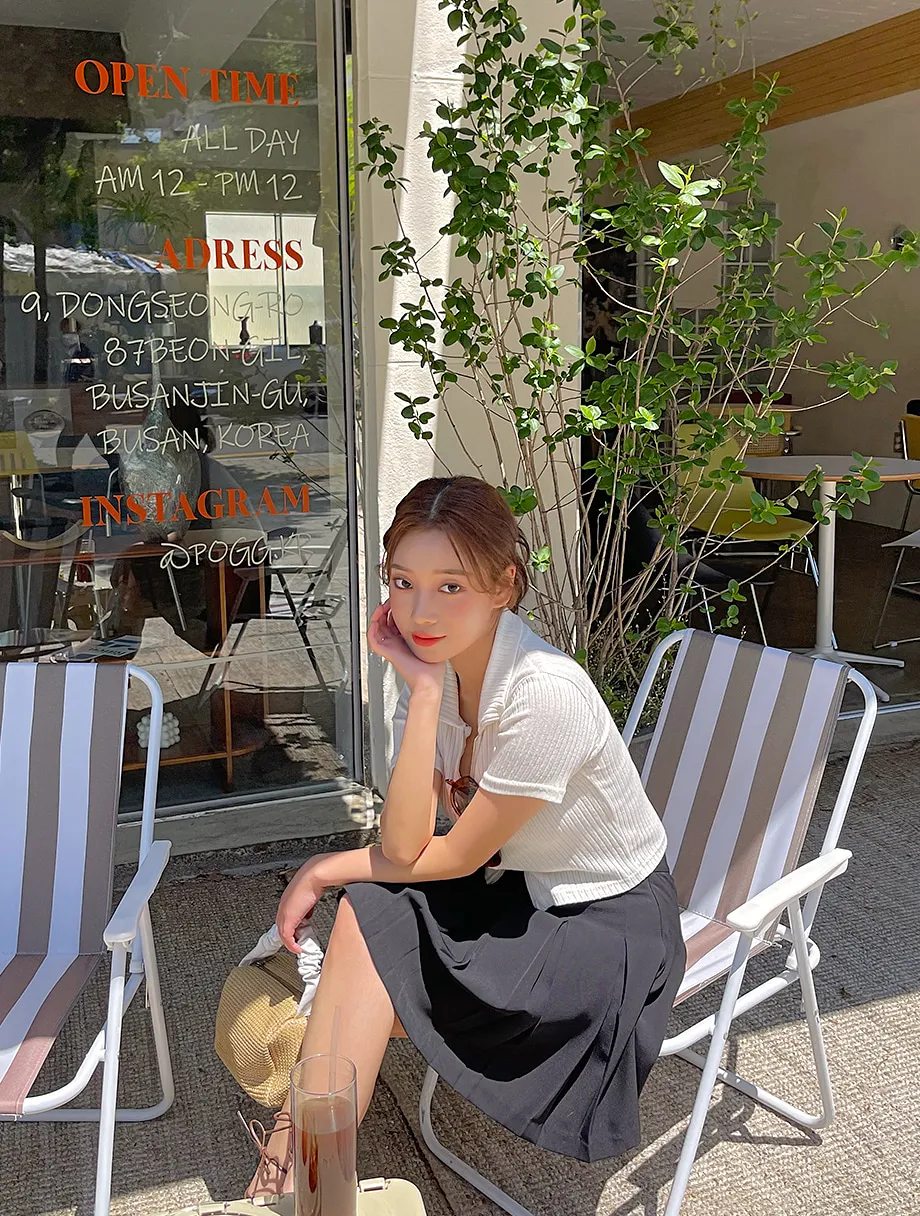 리리앤코 퍼운드 골지 카라넥 투웨이 집업