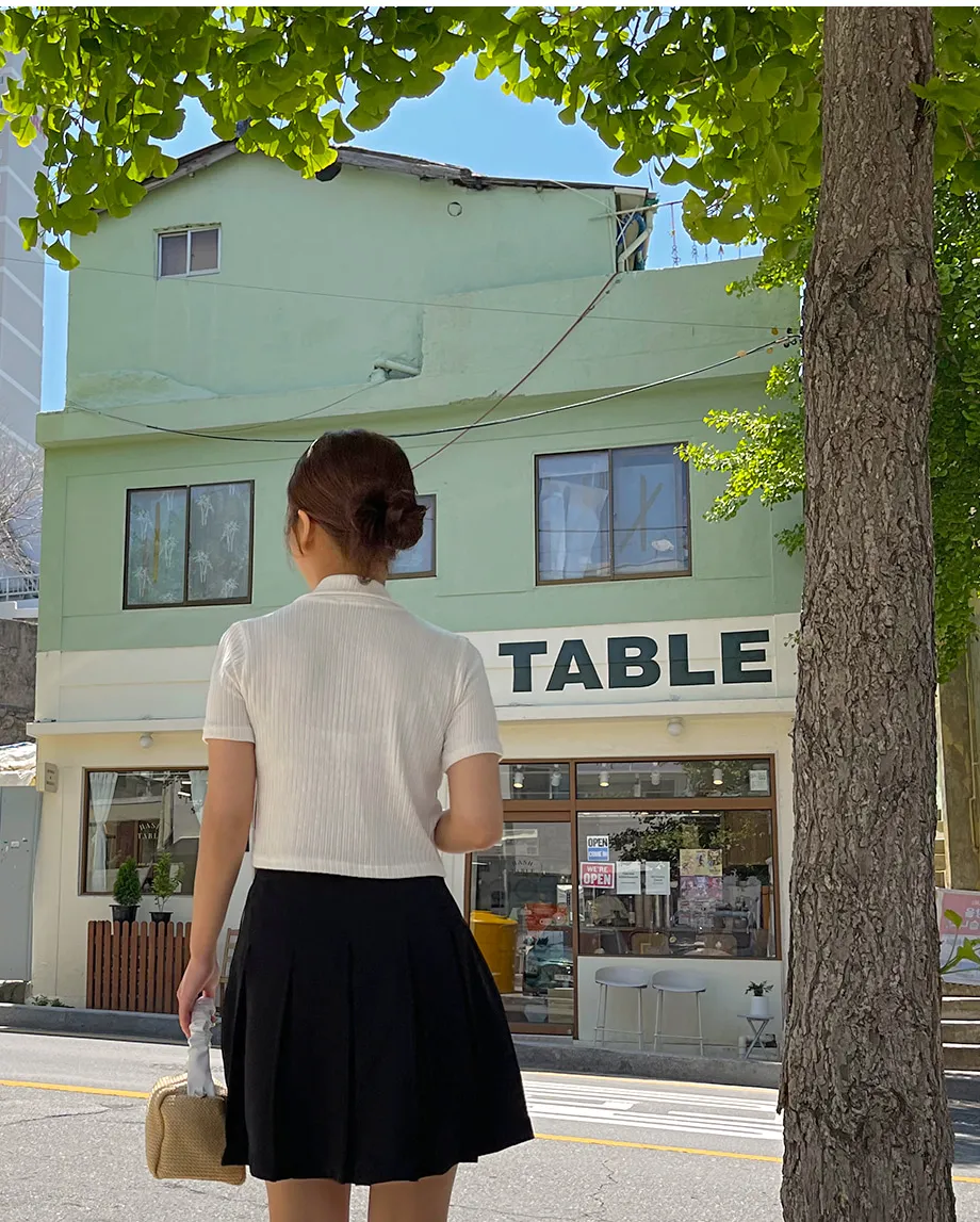 리리앤코 퍼운드 골지 카라넥 투웨이 집업