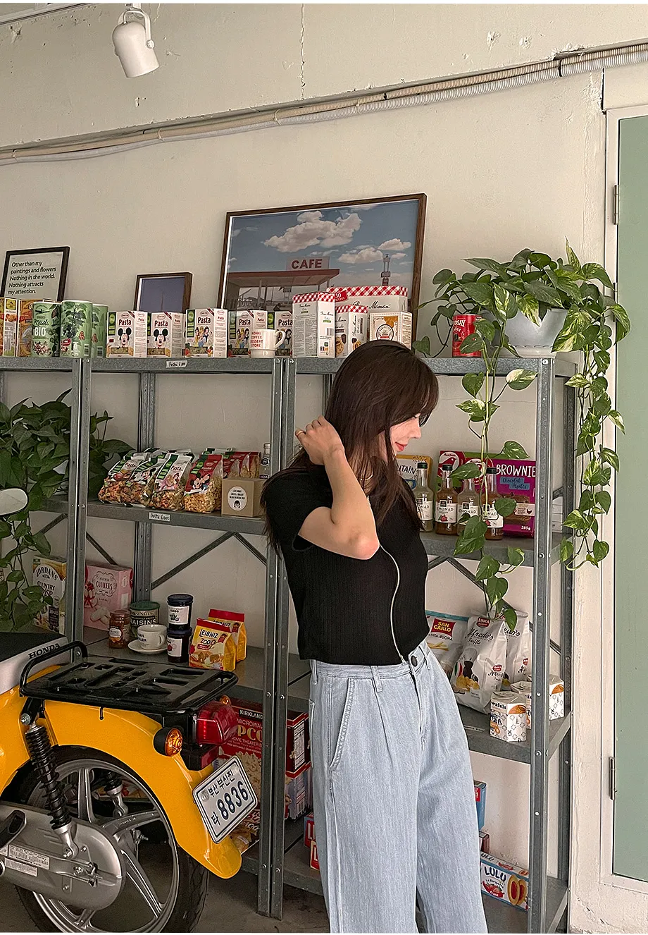 리리앤코 퍼운드 골지 카라넥 투웨이 집업