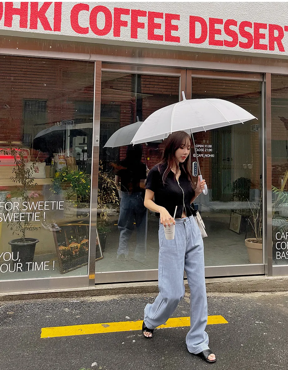 리리앤코 퍼운드 골지 카라넥 투웨이 집업