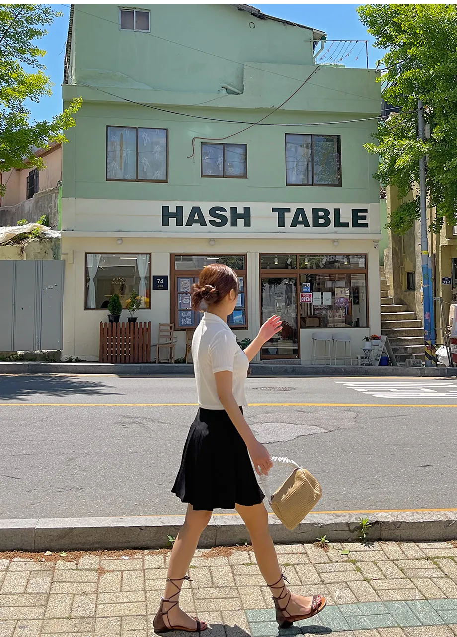리리앤코 퍼운드 골지 카라넥 투웨이 집업