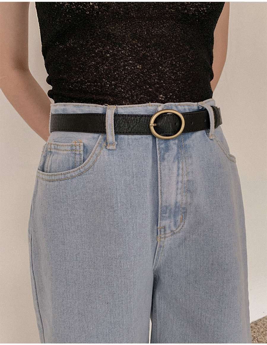 関税送料込み☆【PHOEBE PHILO】ラウンドバックル ベルト 25MM PHOEBE PHILO】新作 ROUND BUCKLE BELT 25MM leather (PHOEBE