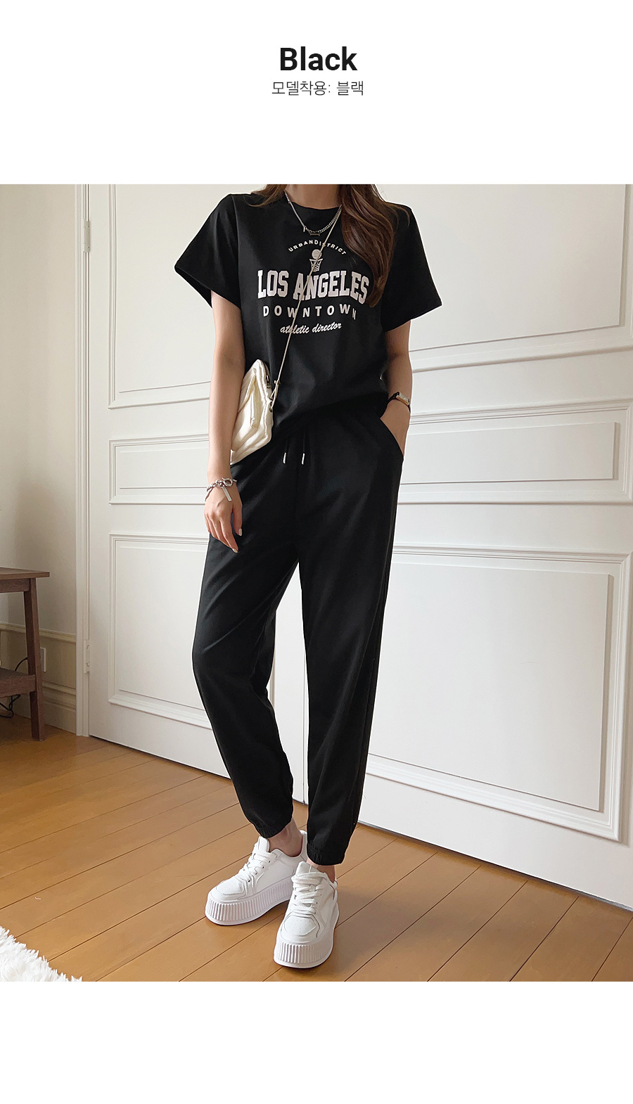 なお❤新品！！アルバローザ♥デカロゴ ストレッチスウェットパンツ＆Tシャツ なお様専用❤新品！！アルバローザ♥デカロゴ ストレッチ