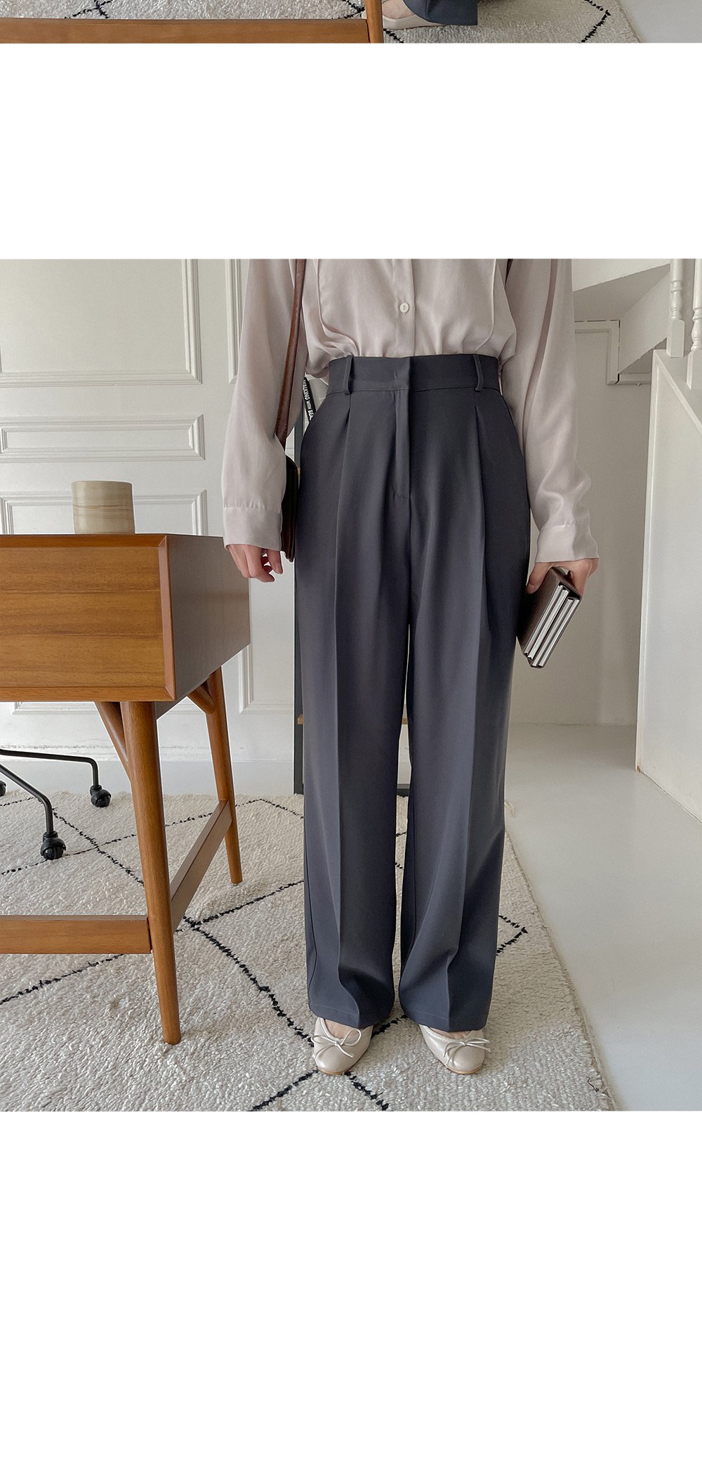 ハイウエストピンタックスラックスパンツ | レディースファッション通販 - DHOLIC