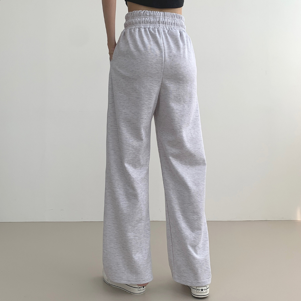 2TYPEハイウエストワイドスウェットパンツ | レディース