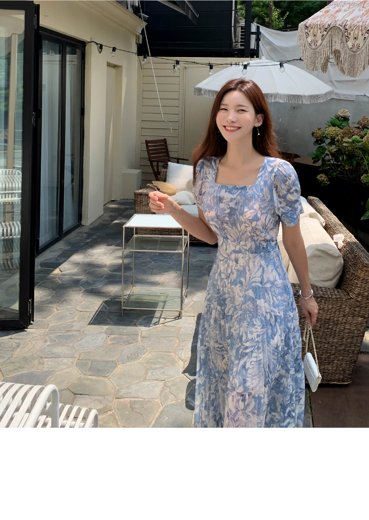 フラワーシフォンプリーツワンピース | レディースファッション通販