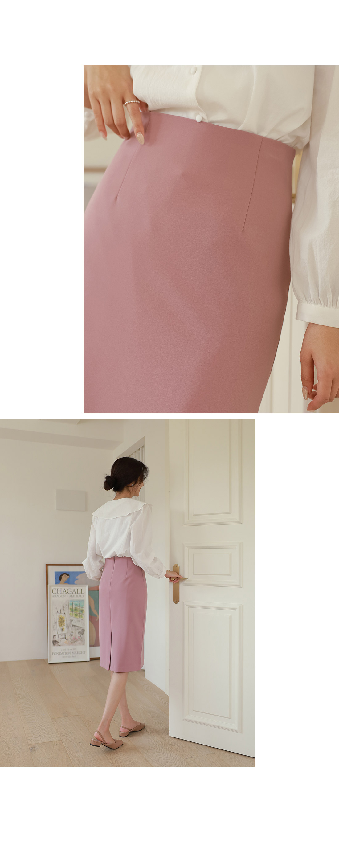【新品未使用タグ付き】マメクロゴウチ タイトスカート サイズ2 ピンク 春夏 GUCCI 未使用品☆正規品 グッチ 481219 裏地シルク混 単色
