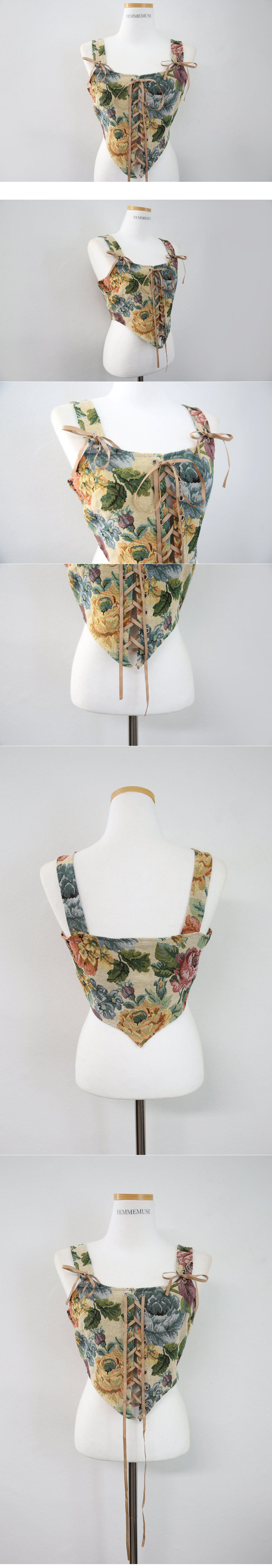 CATWALK COLLECTION コルセット　花柄　ビスチェ 1441408_21233477_k3.jpg