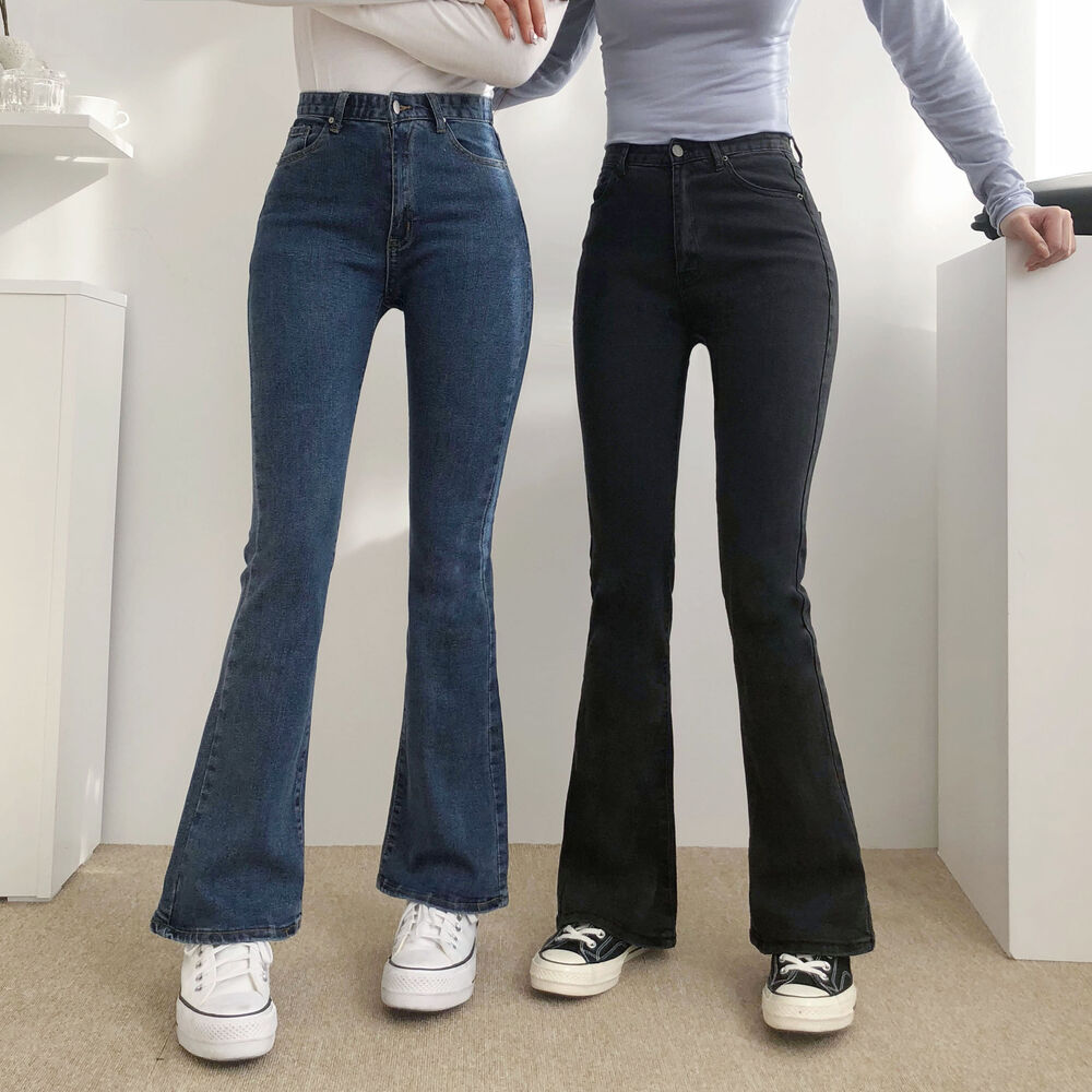 ハイウエストフレアデニムパンツ ハイウエストフレアデニムパンツ | レディースファッション通販