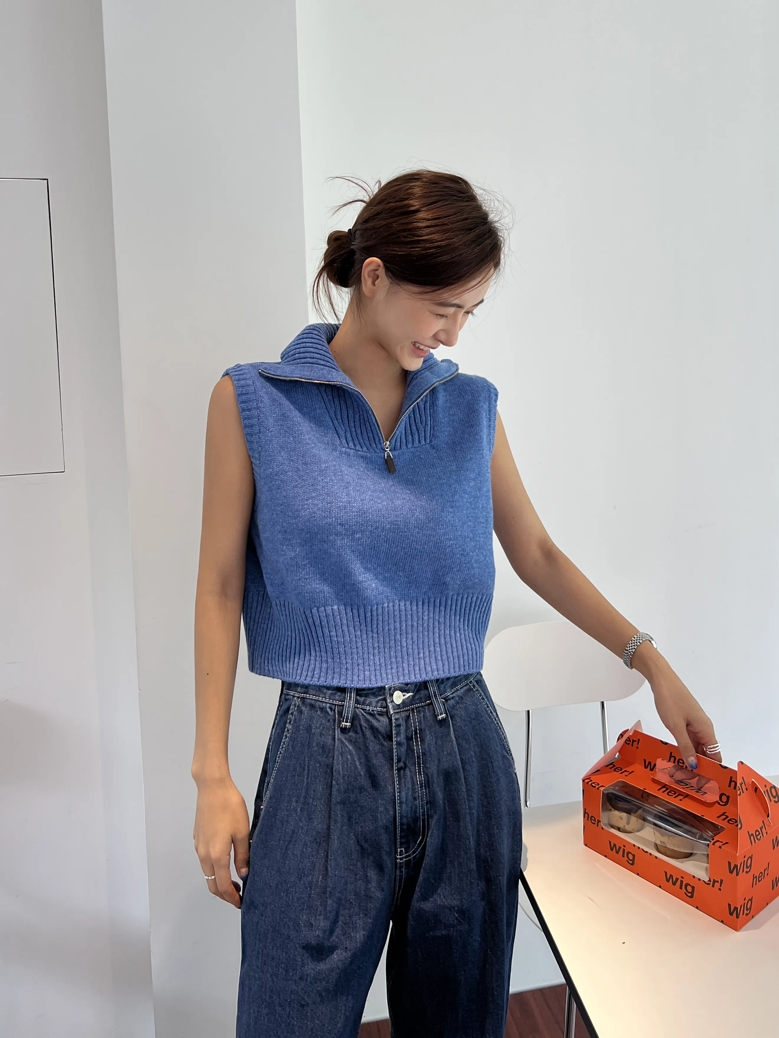 Todayful ハーフジップニットベスト 【公式通販】 todayful ハーフジップニットベスト TODAYFUL ハーフジップニット TODAYFUL ハーフジップ　ニット