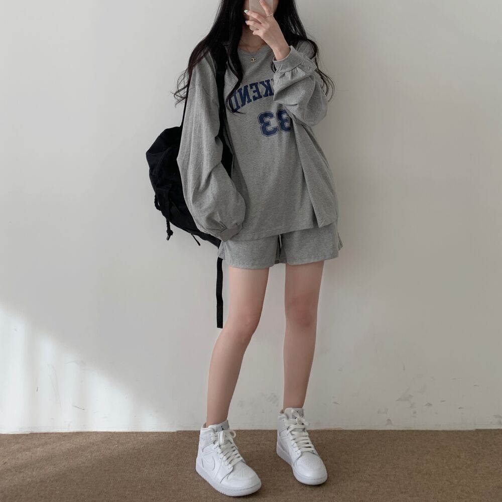 WEEKEND長袖Tシャツ&ショートパンツSET | レディースファッション通販