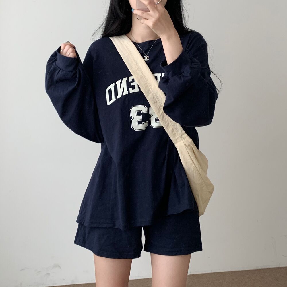 WEEKEND長袖Tシャツ&ショートパンツSET | レディースファッション通販