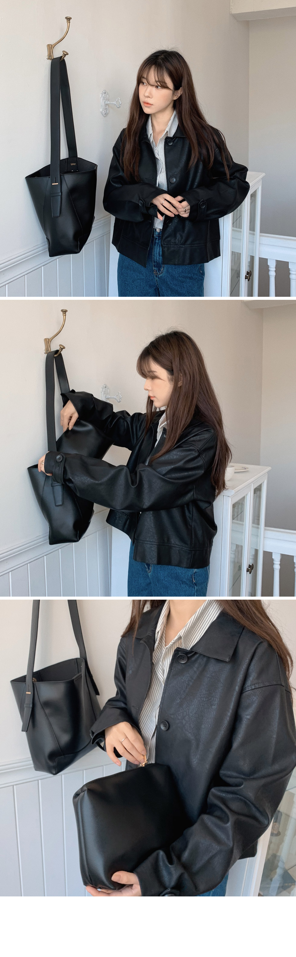 レザーライクジャケット | レディースファッション通販 - DHOLIC
