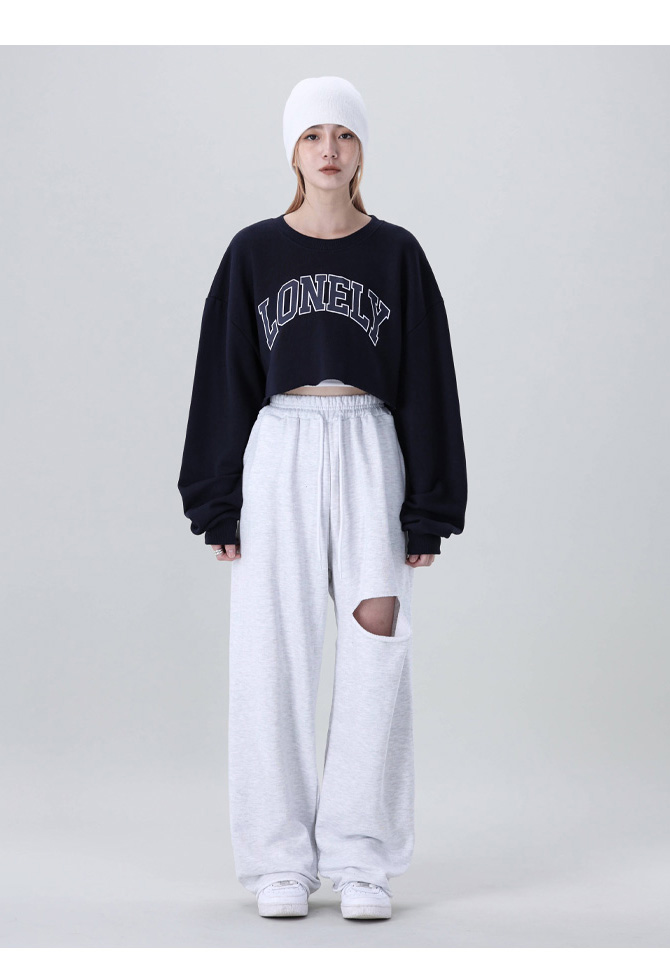 LONELYクロップドスウェット | レディースファッション通販 - DHOLIC