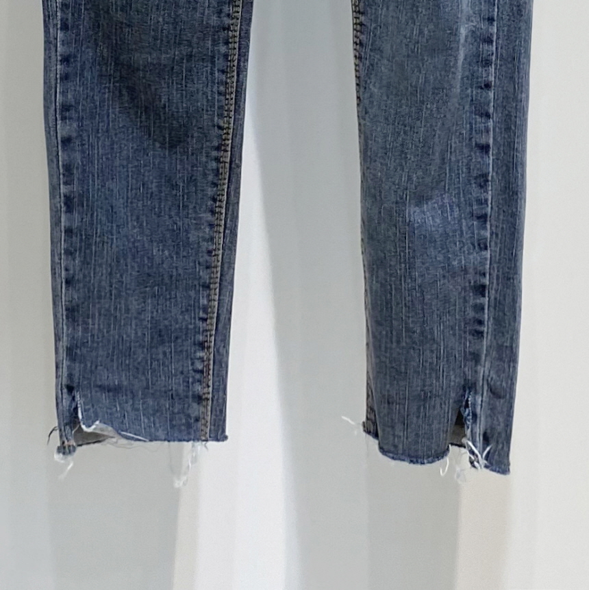ダメージスキニーデニムパンツ | レディースファッション通販