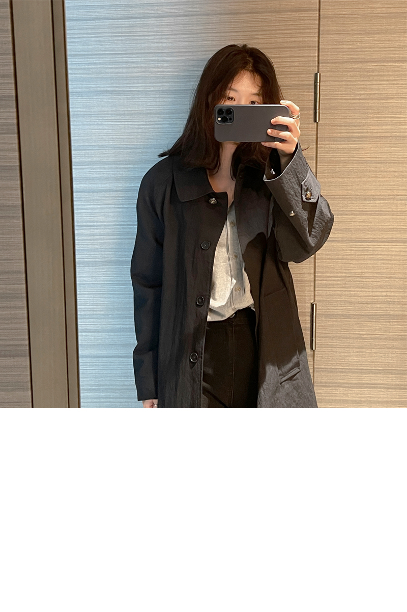 肩パッド付き ウールロングコート P1001 – PPP STUDIOS