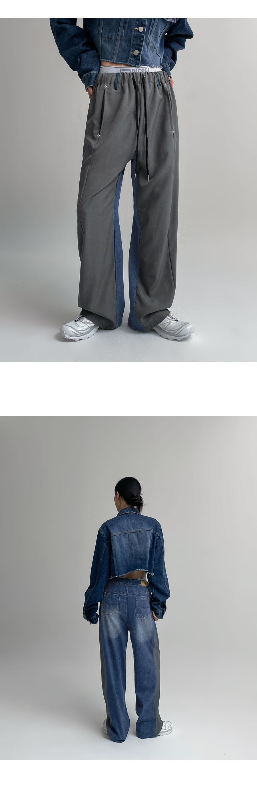 BIO デニム　ドッキングパンツ JEANS WITH UNDERWEAR | BIO